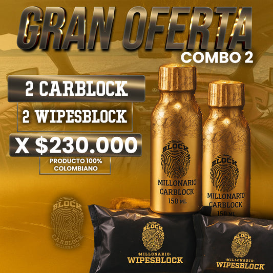 Combo x2 Wipesblock y Carblock