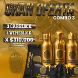 Combo x3 Wipesblock and Carblock